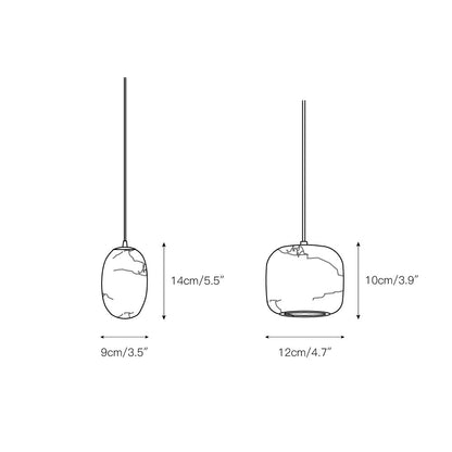 Alabaster Bedside Pendant Light