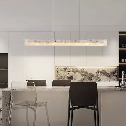 Alabaster LED Linear Pendant Light