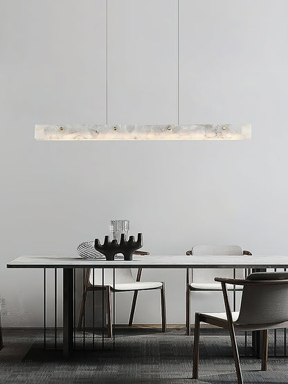 Alabaster LED Linear Pendant Light