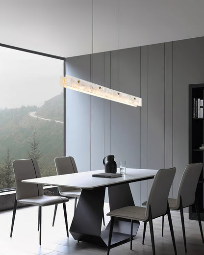 Alabaster LED Linear Pendant Light