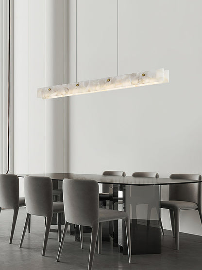 Alabaster LED Linear Pendant Light