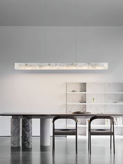 Alabaster LED Linear Pendant Light
