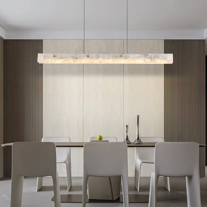 Alabaster LED Linear Pendant Light