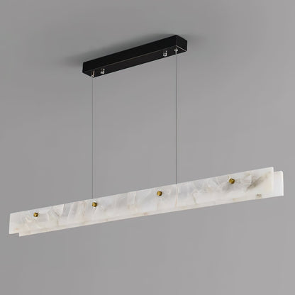 Alabaster LED Linear Pendant Light
