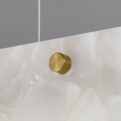 Alabaster LED Linear Pendant Light
