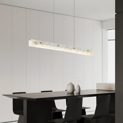 Alabaster LED Linear Pendant Light
