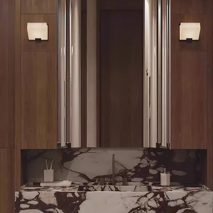 Alabaster Staircase Wall Lamp