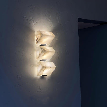 Alabaster Staircase Wall Lamp