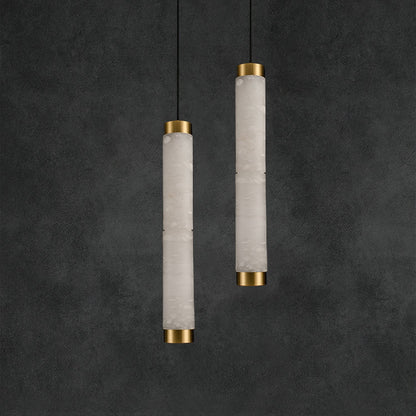 Alabaster Strip Pendant Light