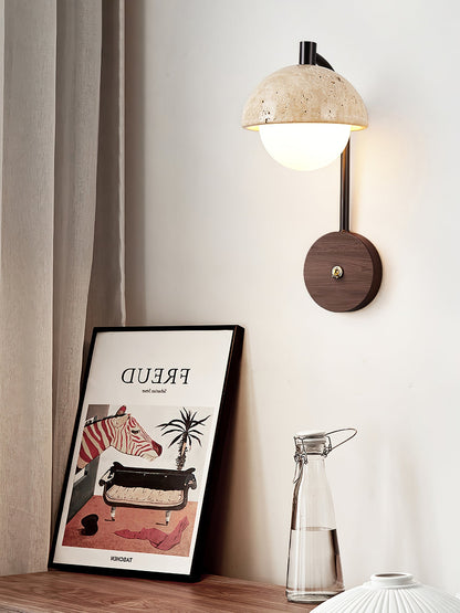 Arco Travertine Wall Lamp