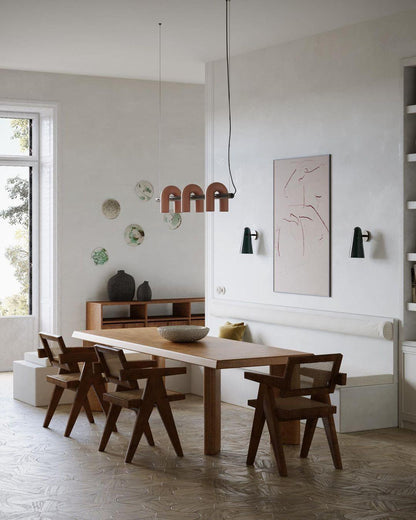 Conical Glass Plug-in Wall Lamp