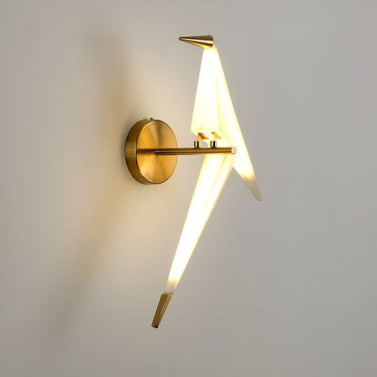 Paper Crane Wall Lamp