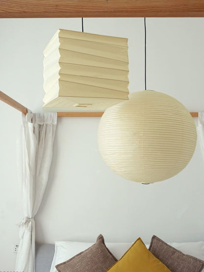 Ayla Paper Cube Pendant Lamp