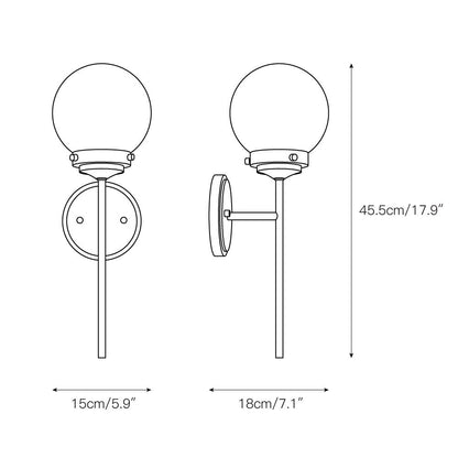 Ayva Glass Wall Lamp