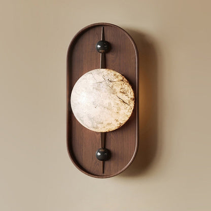 Bezel Alabaster Wall Lamp