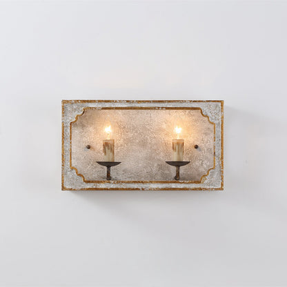 Boho Rustic Cube Sconce