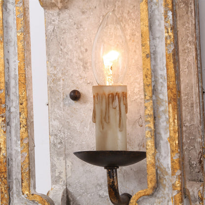 Boho Rustic Cube Sconce