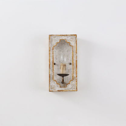 Boho Rustic Cube Sconce
