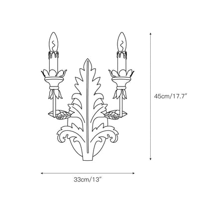 Branch Leaf Wall Lamp