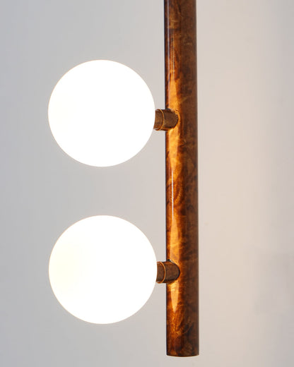 Brass Glass Tube Wall Lamp