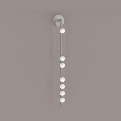 Brass Glass Tube Wall Lamp