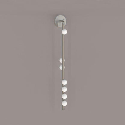 Brass Glass Tube Wall Lamp