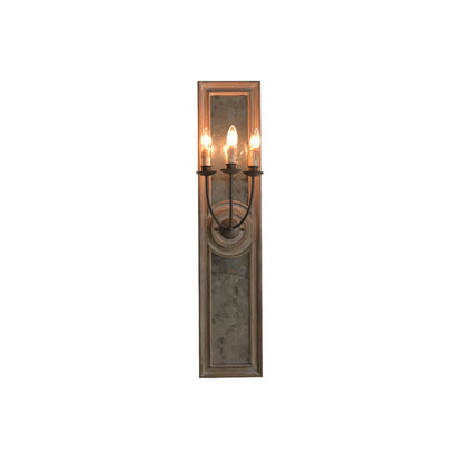 Candle 3-Light Mirrored Sconce