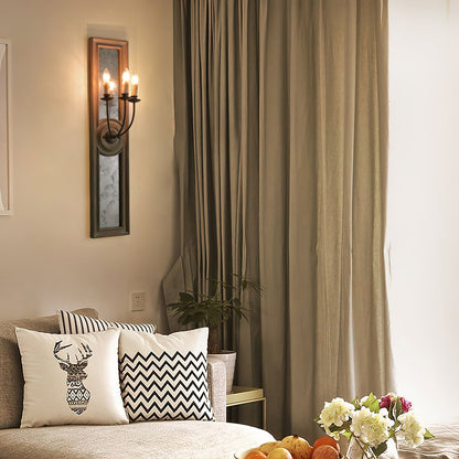 Candle 3-Light Mirrored Sconce