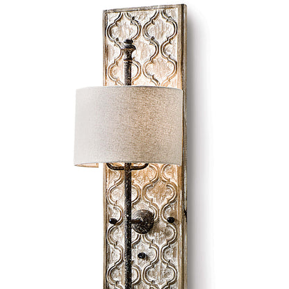 Carved Panel Sconce