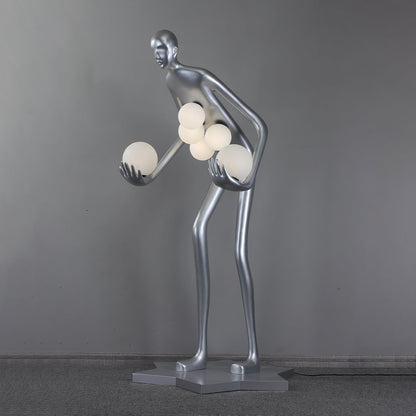 Celestial Guardian Sculpture Floor Lamp