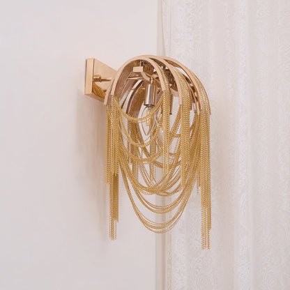 Chains Tassel Wall Lamp