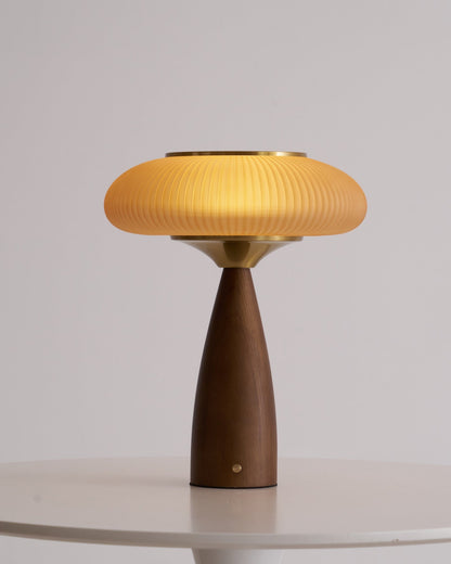 Cielo Wooden Rechargeable Table Lamp