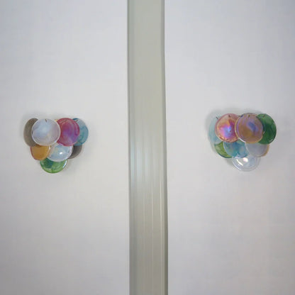 Colorful Murano Disc Wall Lamp