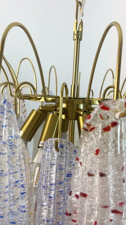 Colorful Murano Glass Chandelier