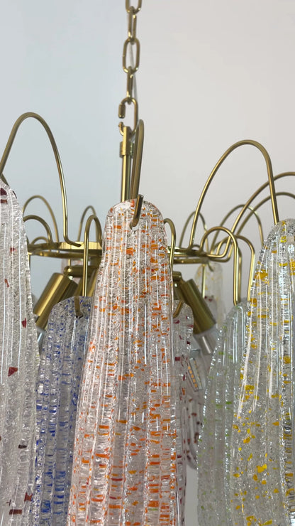 Colorful Murano Glass Chandelier