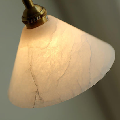 Conical Brass Pendant Lamp