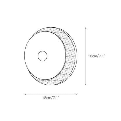 Coral Travertine Wall Lamp