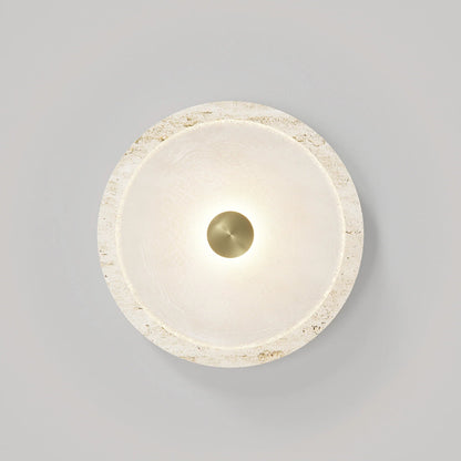 Coral Travertine Wall Lamp