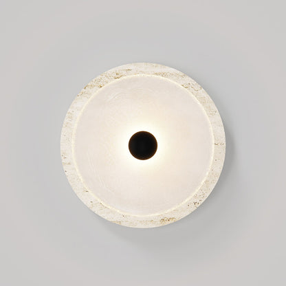 Coral Travertine Wall Lamp