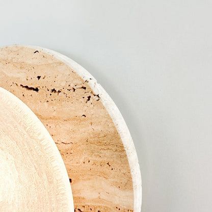 Coral Travertine Wall Lamp