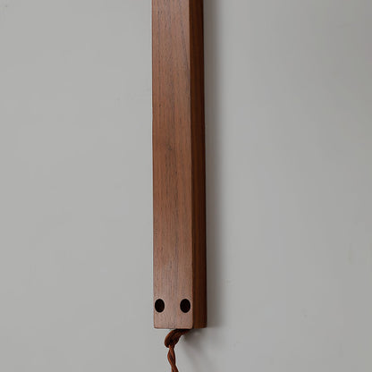 Curved Walnut Ceramic Wall Light