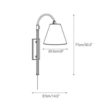 Curves Plug-In Sconce