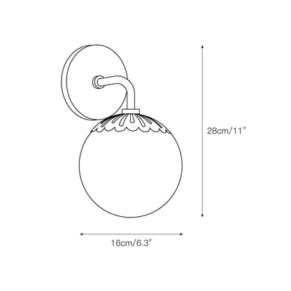 Dewdrop Globe Sconce