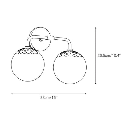Dewdrop Globe Sconce