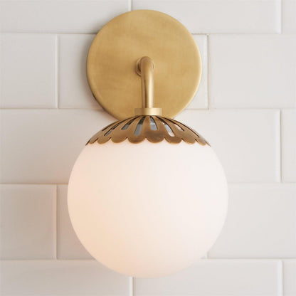 Dewdrop Globe Sconce