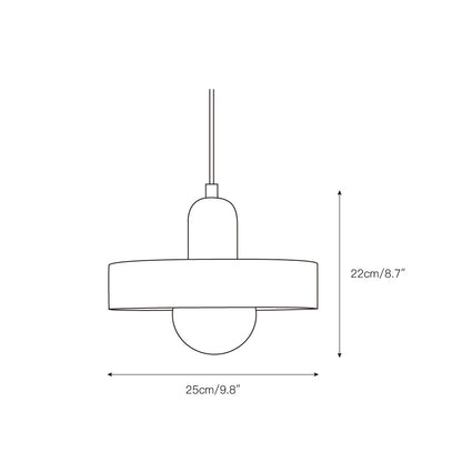 Disc Orb Pendant Lamp
