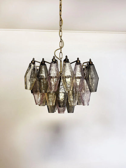 Poliedri Murano Colorful Chandelier