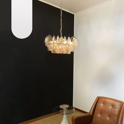 Poliedri Murano Colorful Chandelier