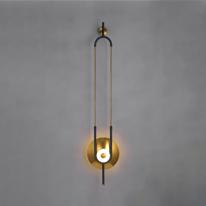 Ellipse Ring Marble Wall Light