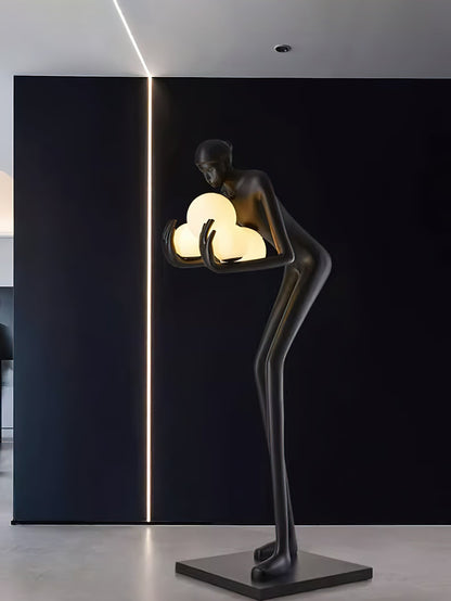 Embrace of Light Sculpture Floor Lamp